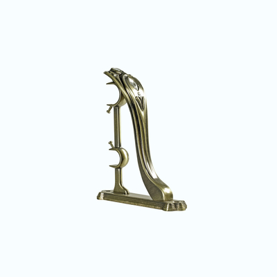 The Torch Shape Finial Custom Curtain Rod Accessories Thickness 0.5mm Single Bracket 28mm Diameter